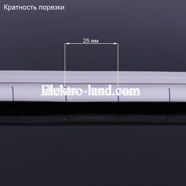 Светодиодная лента NEON 12В JL 2835-120 R IP65 теплая белая, герметичная, 1м
